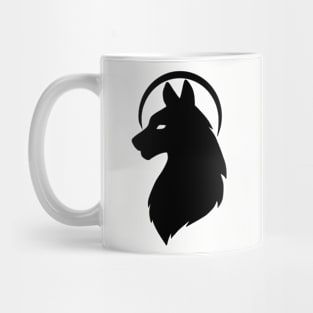 tribal wolf Mug